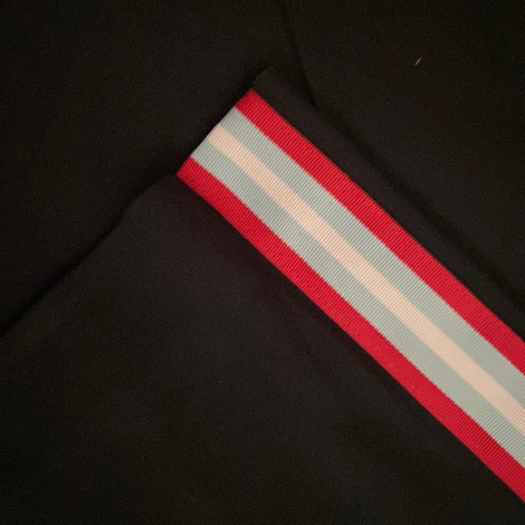 Flat front trousers with tuxedo stripe - Picture 2 of 5